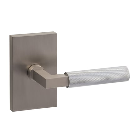 Sure-Loc Hardware Levanto Dummy Rosette, Nickel, Knurled Grip In Polished Chrome